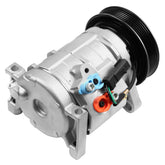 ECCPP compressor front view showing mounting points and fitment benefit