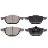 ECCPP D1044 packaging showing complete front pad kit and fitment benefit