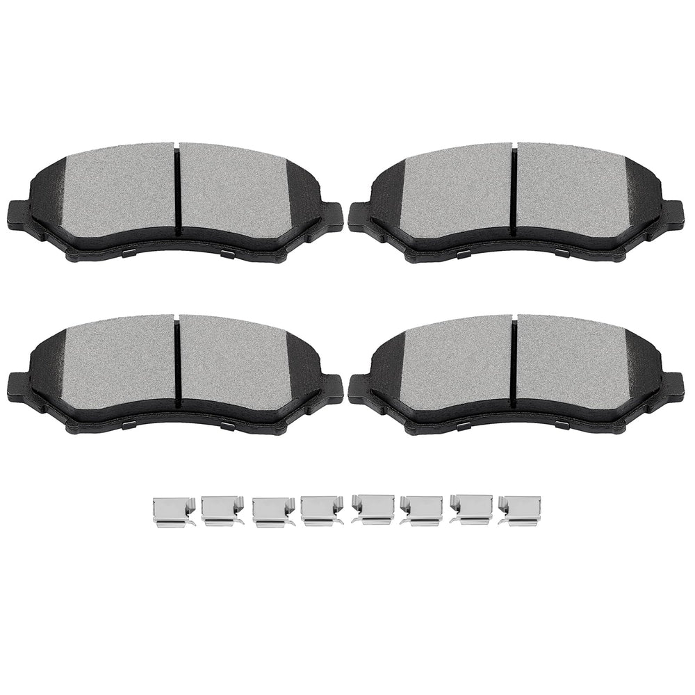 ECCPP D1273 front pads front view showing fitment and easy swap benefit