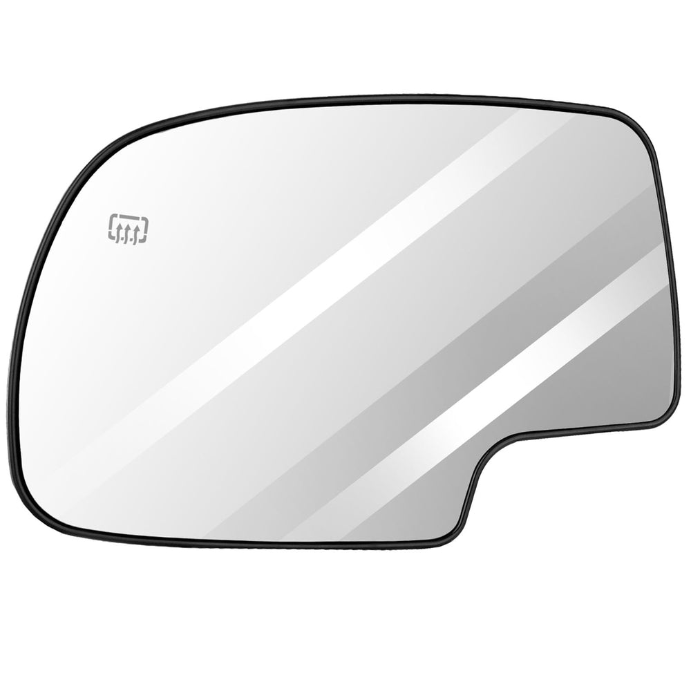 ECCPP front-facing driver-side mirror glass showing fit and clear reflection benefit