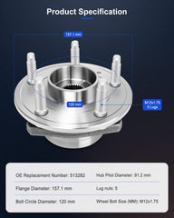 ECCPP hub bore and stud alignment for precise installation benefit