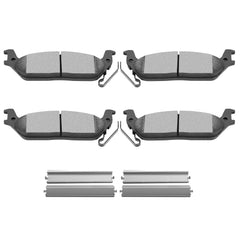 ECCPP rear brake pads front packaging showing full kit benefit