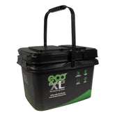 ECO Balance bucket front view showing product and weight for easy identification