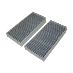 ECOGARD activated charcoal layer close-up highlighting odor reduction