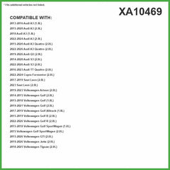 ECOGARD XA10469 pleated filter media close-up highlighting increased filtration surface