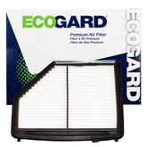 ECOGARD XA10483 front view showing filter shape and secure fit benefit