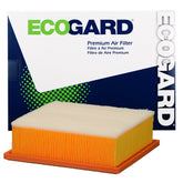 ECOGARD XA10492 front view showing frame and pleated media for reliable protection