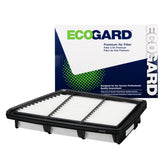 ECOGARD front packaging showing XA10628 and vehicle fitment, clear identification benefit