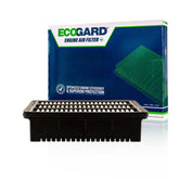 ECOGARD XA12004 front view showing full filter and sealing flange benefit fit accuracy