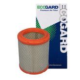 ECOGARD XA6168 front view showing shape and sealing flange for exact fit