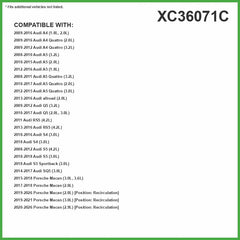 ECOGARD XC36071C closeup of filter media highlighting fine fibers and carbon layer