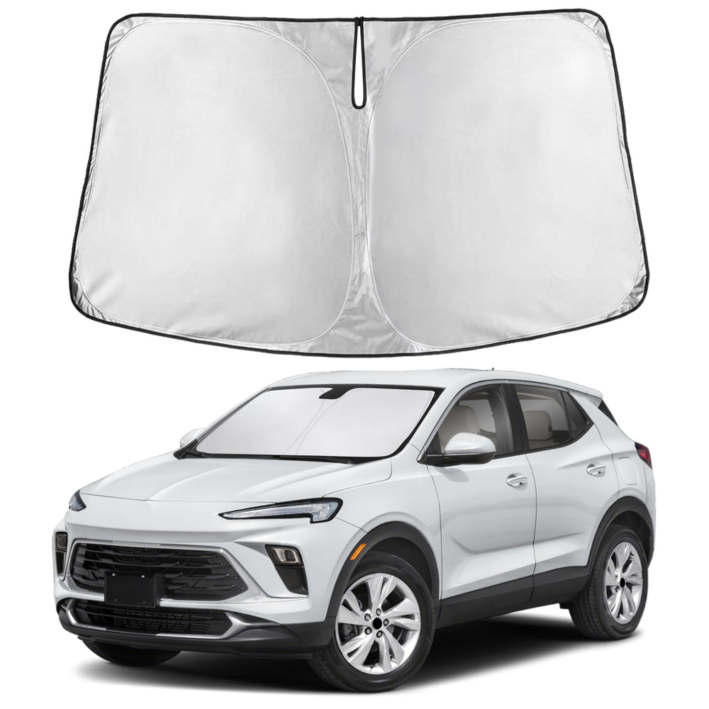 EcoNour front view on Buick Encore GX windshield protecting interior