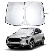 EcoNour front-fit sunshade covering Ford Escape windshield for full protection