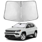 EcoNour front-view on windshield showing full-fit and sun blocking benefit