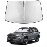 EcoNour front view showing full windshield coverage and protection benefit