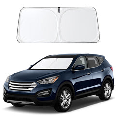 EcoNour front full coverage on Tucson windshield protecting interior