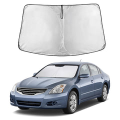 EcoNour front view showing full sunshade packaging and model compatibility benefit