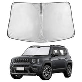 EcoNour front view of sunshade on Renegade showing full coverage and protection