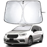 EcoNour front view showing full windshield coverage and protection