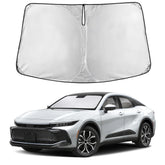 EcoNour front view showing full windshield coverage and protection benefit