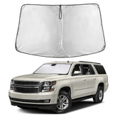 EcoNour front view showing full windshield coverage and vehicle-specific fit benefit