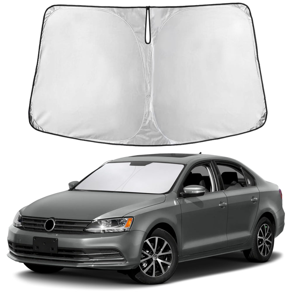 EcoNour front view showing full windshield fit and protection benefit