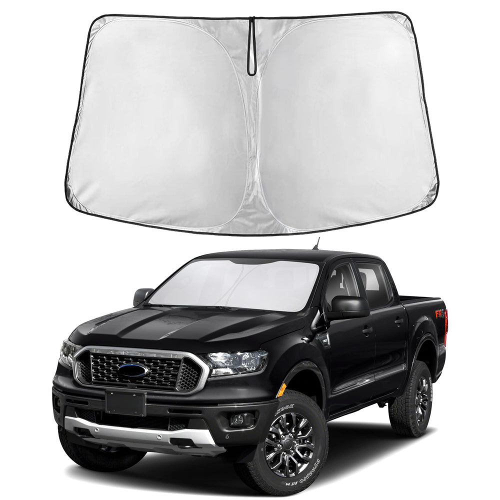 EcoNour front packaging showing Ranger-specific windshield fit and easy identification benefit