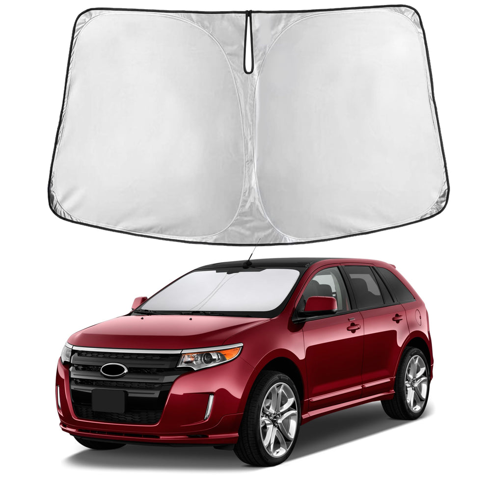 EcoNour front view showing full windshield coverage and cooling benefit