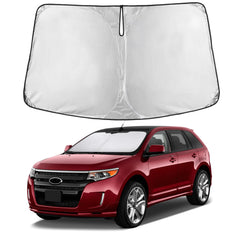 EcoNour front view showing full windshield coverage and cooling benefit