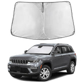 EcoNour front view on Jeep Grand Cherokee showing full windshield coverage and protection