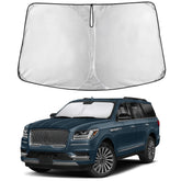 EcoNour front view on Lincoln Navigator windshield showing full coverage and protection
