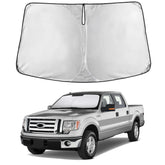 EcoNour front view packaging showing full windshield coverage and easy setup