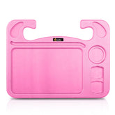 EcoNour front view steering wheel tray showing stable work surface and portability