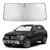 EcoNour front view on GLC300 windshield showing full coverage and protection