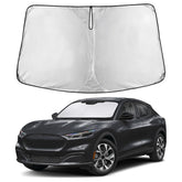 EcoNour front view showing full windshield coverage and precise fit