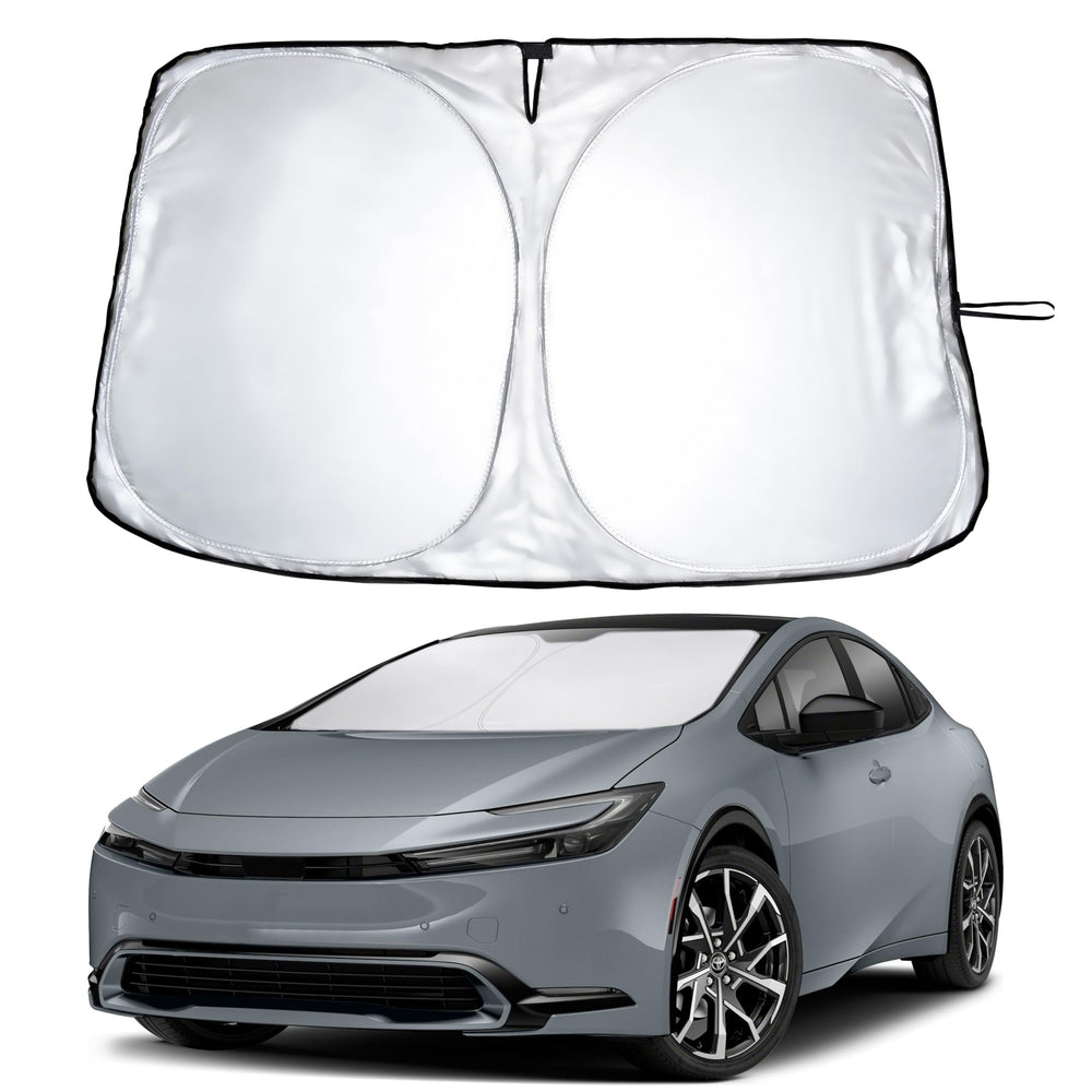 EcoNour front view showing full windshield fit with cooling benefit