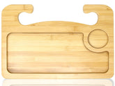 EcoNour steering wheel tray front view showing stable car desk benefit