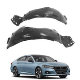 ECOTRIC front fender liner front view showing exact fit and protection