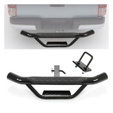 ECOTRIC front view of hitch step showing full width and benefit of easy access