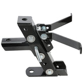 ECOTRIC hitch front view showing mounting points and fit benefit
