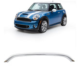 ECOTRIC front trim on Mini Cooper grille showing clean restoration benefit