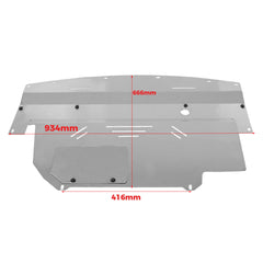 ECOTRIC oil access panel open for easy maintenance and quick oil change