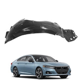 ECOTRIC right fender liner front view showing fit and protection