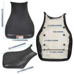ECOTRIC seat mounting points view showing secure fit and durability
