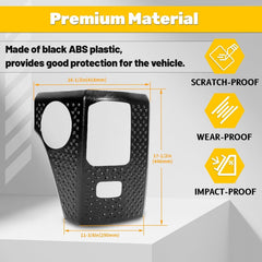 ECOTRIC guard side profile installed on Jeep rear adding defense