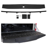 ECOTRIC front view of tailgate molding showing fit and restored appearance