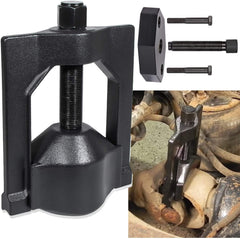 E-cowlboy front view of the puller and installer kit showing complete set and benefits