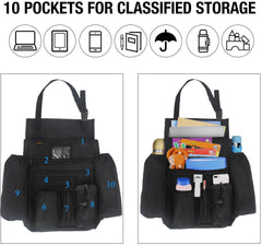 ECWKVN cup holder and pockets keeping drinks and tools secure benefit