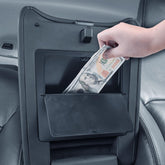EDBETOS front view of center console organizer showing clean fit and discreet profile