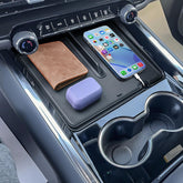 EDBETOS front tray overview showing clean OEM-style fit and improved storage